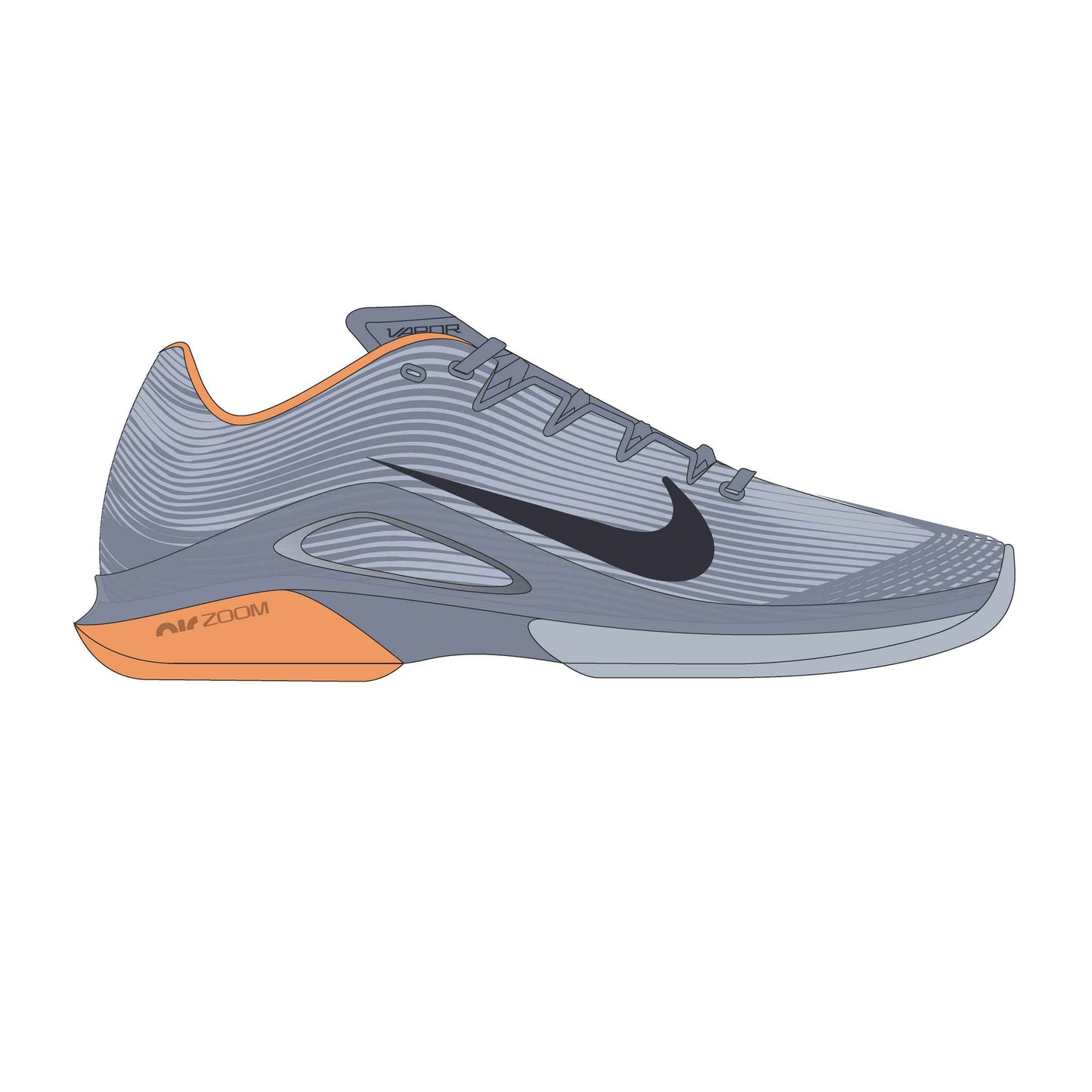 Nike Zoom Vapor 12 Men's (Grey)