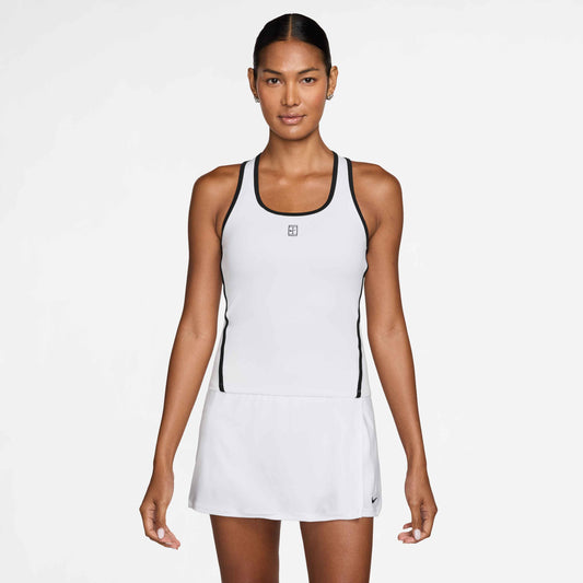 Nike Court Dri-Fit Advantage Tank (White/Black)
