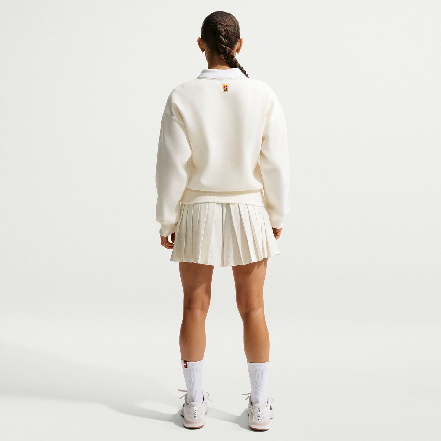 Nike Court Fleece Crew Women's (White)