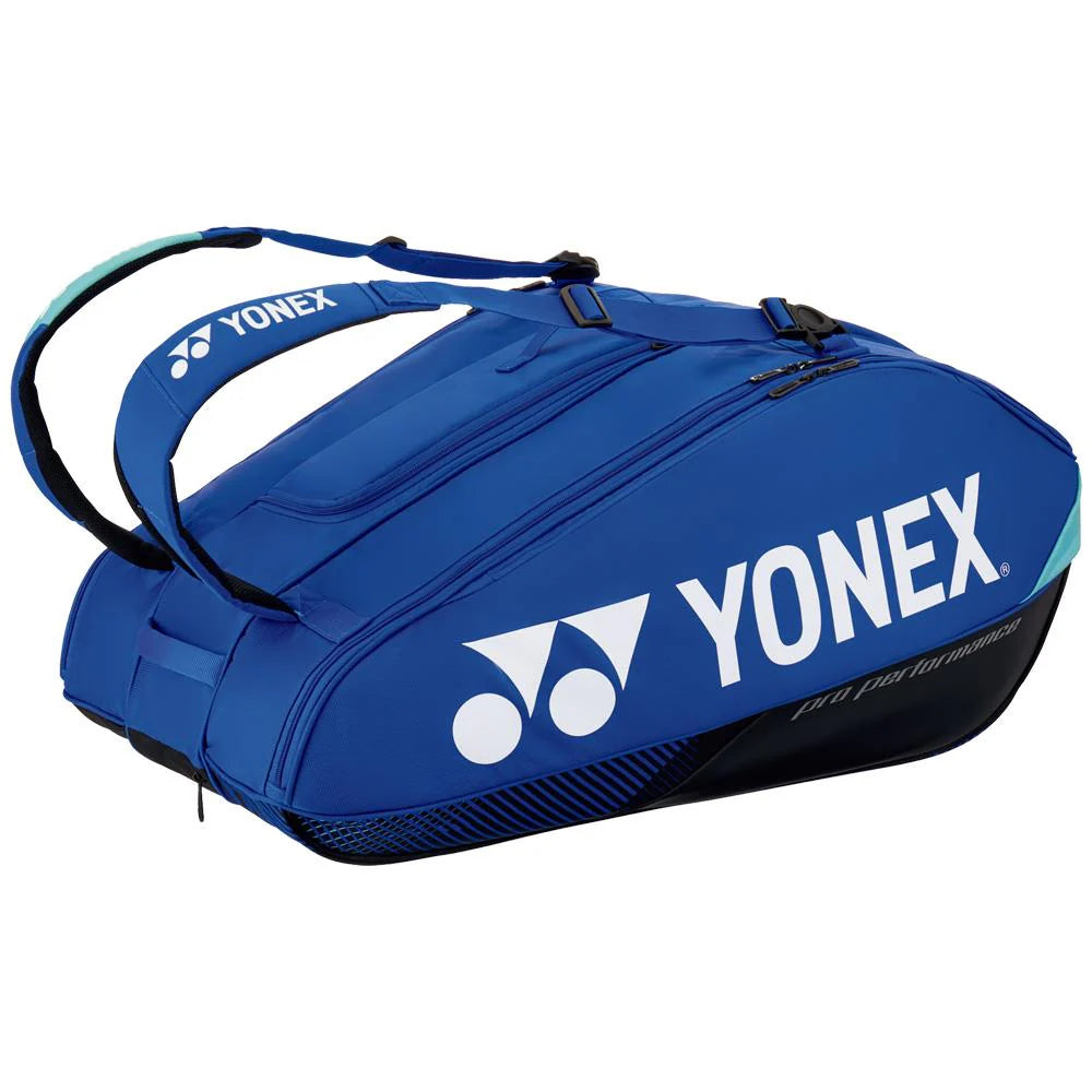 Yonex Pro 12-Pack Racquet Bag (Blue/Black)